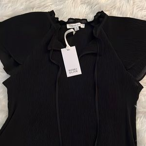 Ruffled Sleeve Blouse.